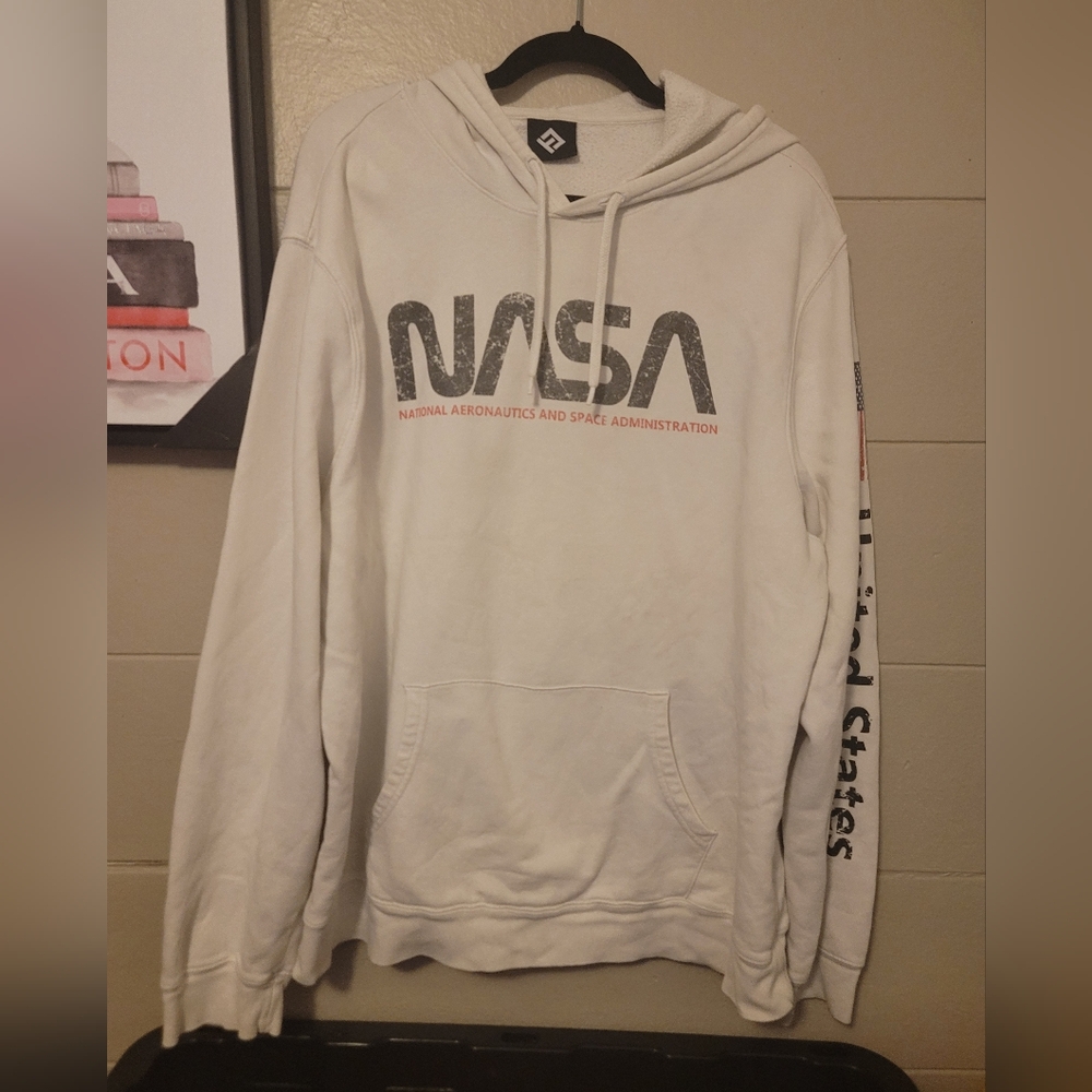 NASA White Hoodie